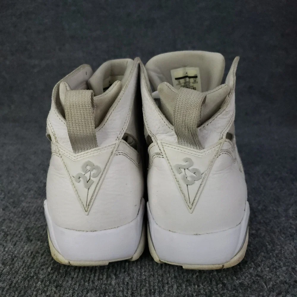 Jordan 7 Retro Pure Platinum Shoes Mens Size 12 White‎ Gray Trainers Sneakers
